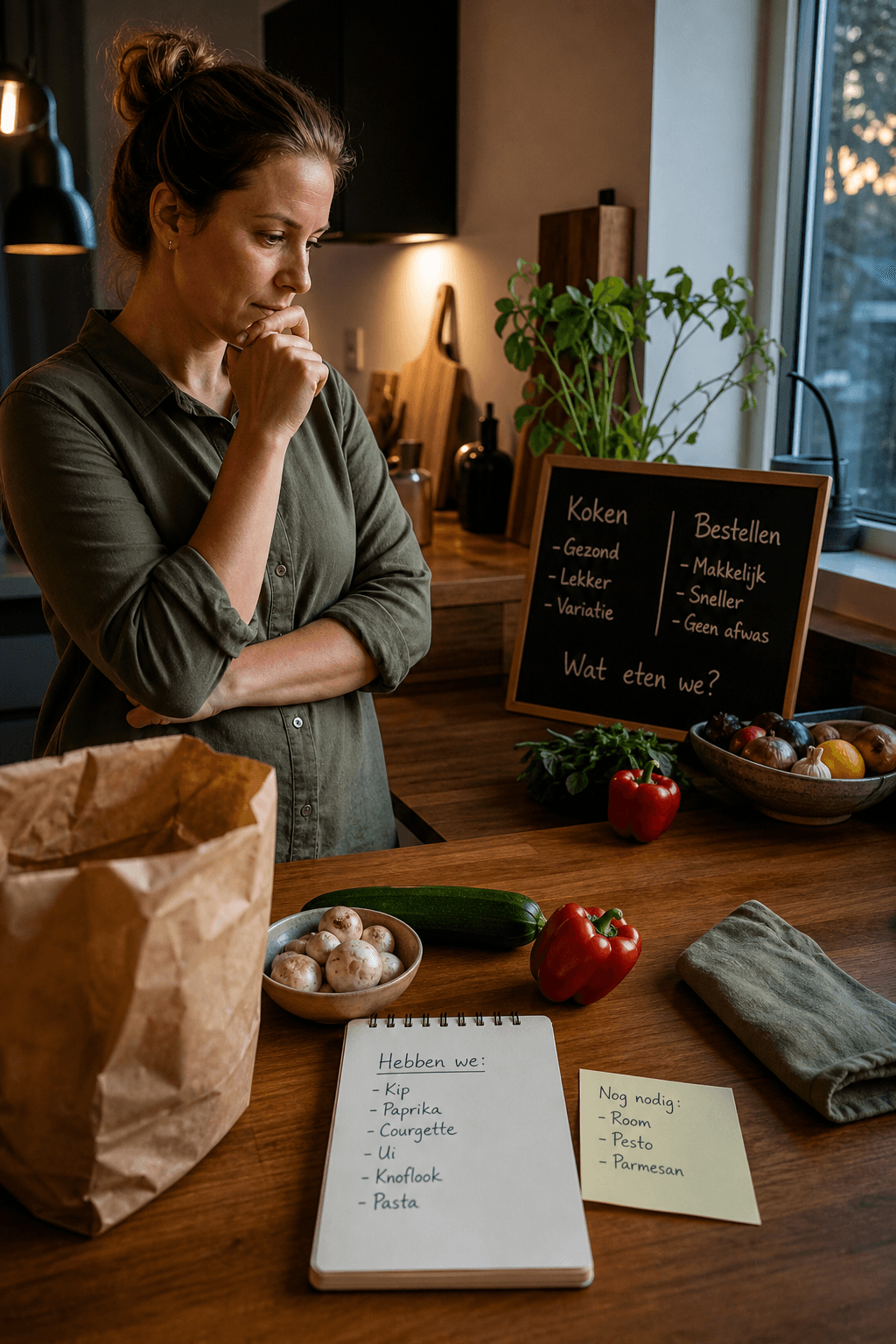 Quiet kitchen with the real cost context for tonight’s meal