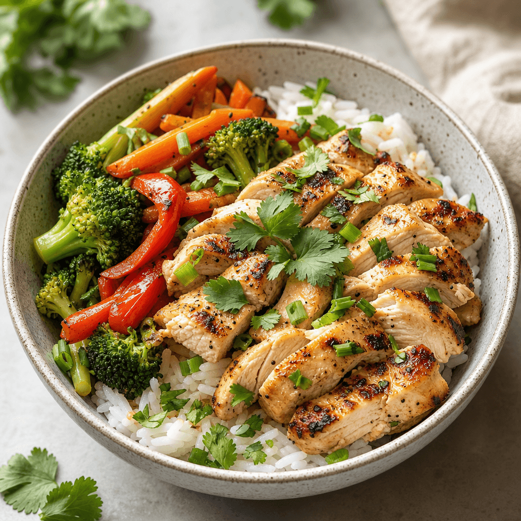 Chicken rice bowl